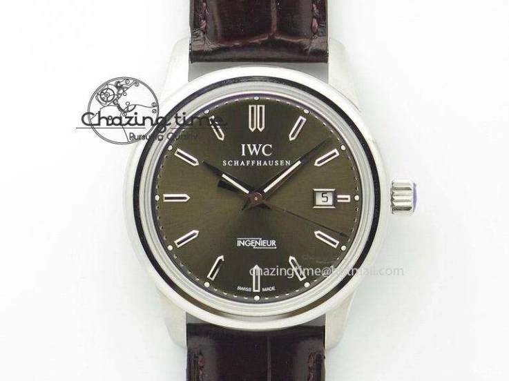 MIROTIME 0504 Affordable Mark XVII IW326501 FKF 1:1 Best Edition Black Dial on Black Leather Strap 7131
